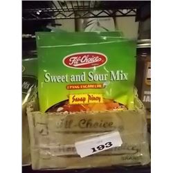 CASE OF SWEET SOUR MIX - CASE CONTAIN 24 X 50 GRAM PACKAGES. . - RETAIL APPROX. $50