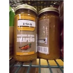 JALAPENO HONEY MUSTARD - MEDIUM - 6  JARS OZ JARS PER LOT- BB OCT 2015