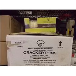 CASE OF "CRACKERTHINS" - 24 LUNCH SIZE BOXS CASE