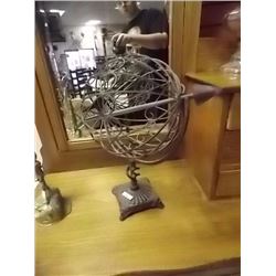 METAL SPINNING ARMILLARY SPHERE