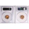 Image 2 : Australia, One Cent, 1966 (C), 1966 (m) Both PCGS MS66RD (2 coins)