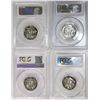 Image 2 : Australia, Ten Cents, 1997, 1998, 1999, 2000 PCGS MS66-MS67 (4 coins)