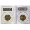 Image 2 : Australia, One Dollar, 1998, 2000 PCGS MS66 (2 coins)