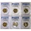 Image 1 : Australia, One Dollar, 2008 commemoratives PCGS MS65-MS66 (6 coins)