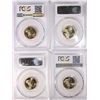 Image 2 : Australia, Two Dollars, 1998-2001 PCGS MS66-MS67 (4 coins)