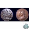 Image 2 : 1887 2-coin City of London Commemorative Medals in original double Mint Box (EIMER #1732) This Medal