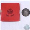 Image 1 : 1910-1935 Sterling Silver George V Jubilee Medal with the original display box. 31 mm in diameter.