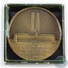 Image 1 : 1936 Canadian Vimy Ridge Memorial Pilgrimage Bronze Medal in the original display box. 50mm in diame