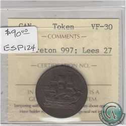 Token Breton 997; Lees 27 ICCS Certified VF-30