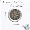 Image 1 : Love Token Engraved on a Canadian Silver 10-cent. 18 mm in Diameter.