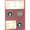 Image 1 : Lot of 5 RCM—4x “Four Governors General 1952-1977” 45mm plain edge Medallions (2 are .925 Fine Silve