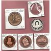 Image 1 : Lot of 5 Canadian Numismatic Association (now Royal Canadian Numismatic Association Medals—1962 CNA-