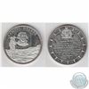 Image 1 : Samuel Hearne, the First European to Journey to the Arctic Ocean Sterling Silver Medallion. 44 mm in