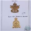 Image 1 : Mixed pair of Canadian Badges. You will receive the Royal Canadian Army Cadets and the Royal New Bru