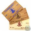 Image 1 : 3x 1995 Ontario Numismatic Association 33rd Annual Convention Wooden 50-cent, $1 & 2 Script. 3pcs