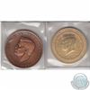 Image 1 : Pair of John F. Kennedy Commemorative Medallions. 2pcs
