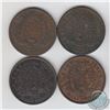 Image 1 : Group Lot of 1837-1844 Canadian Bank Tokens. You will receive (2) PC-1B6, LC-8D2 and LC-8A2. 4pcs