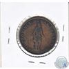 Image 2 : 1837 LC-8C1 Bank of Canada Half Penny Token. 28 mm in diameter.