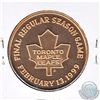 Image 2 : 1999 Limited Edition Maple Leaf Gardens, Final Regular Season Game Medallion. 39 mm in diameter.