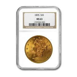 1895 $20 Liberty NGC MS63