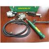 Image 2 : Greenlee 1725 Hydraulic Foot Pump w/Misc. Cutters & Case