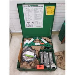 Greenlee 880 Hydraulic Bender 1/2  to 2  and Accessories, Case - Appears Unused