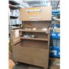 Image 2 : Large Knaack Flat-Top Metal Job Box Storage System on Wheels w/Shelves 49"X30.5"X54.5" tall