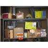 Image 2 : Shelves with Misc. Materials/Supplies: Outlet Boxes, Screw Gun Brackets, Elbows, Wiremold Products, 