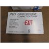 Image 2 : 1 Case: Lighted EXIT Signs (6 per case) - Energy Efficient, Long-Lasting