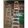 Image 2 : 2 Qty Utility Ladders (one 8ft, one 6ft)