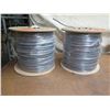 Image 2 : 2 New Spools 18/6 Stranded Shielded Gray Comm Cable PVC 02S18B6-S1-8  (1000 ft spool)