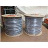 Image 2 : 2 New Spools 18/6 Stranded Shielded CMR Gray Comm Cable PVC 02S18B6-S1-8  (1000 ft spool)