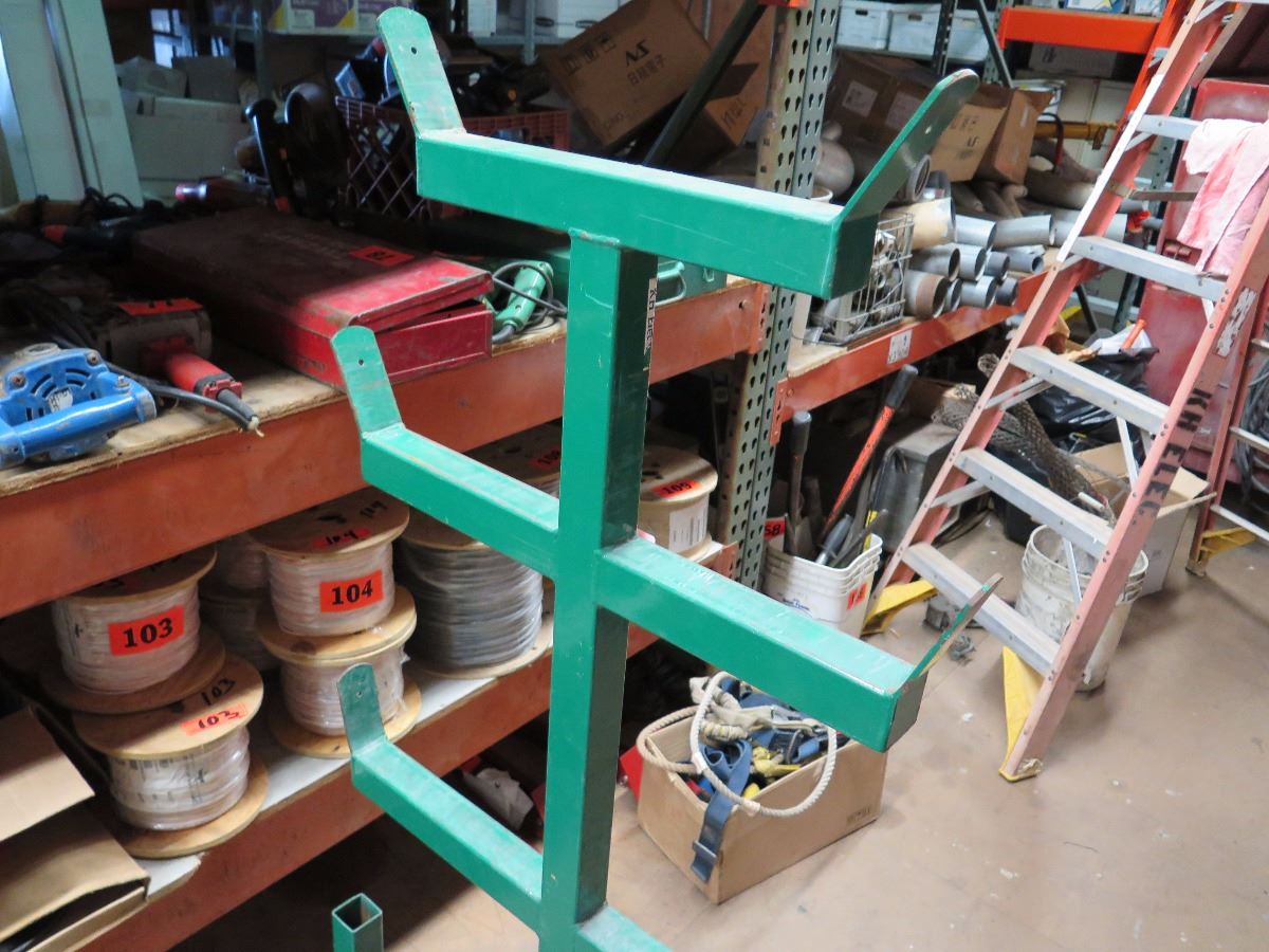 Master Bundle Rack Greenlee Rack Greenlee 668 Mobile Conduit and Pipe Rack w/603 Casters