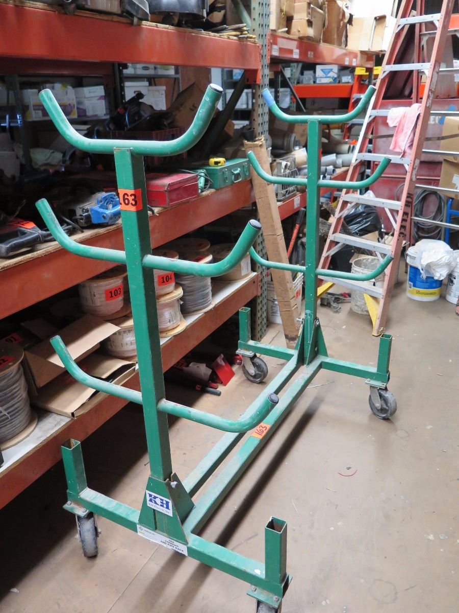 Greenlee 668 Mobile Conduit and Pipe Rack w/Wheels