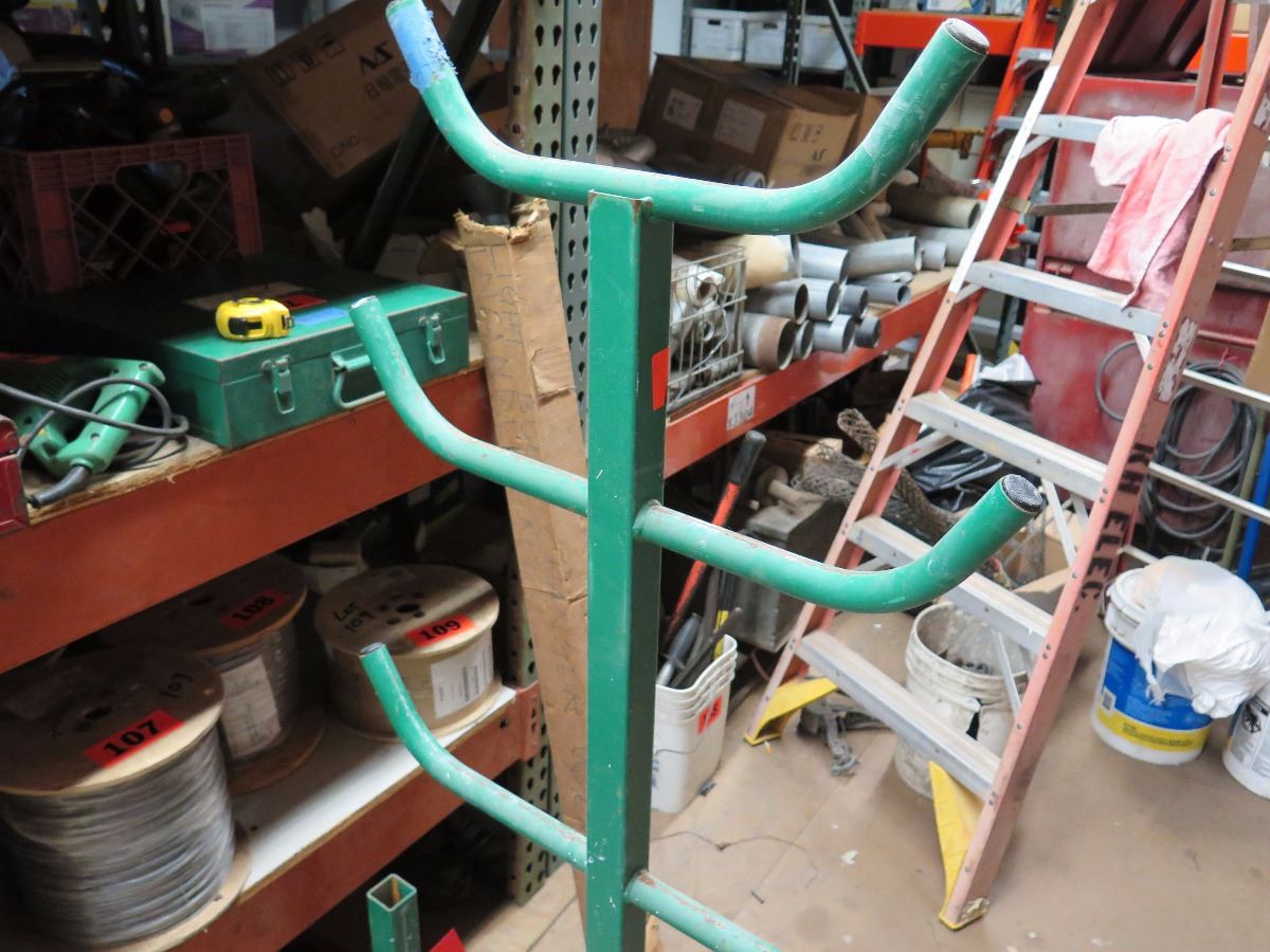 Master Bundle Rack Greenlee Rack Greenlee 668 Mobile Conduit and Pipe Rack w/Wheels