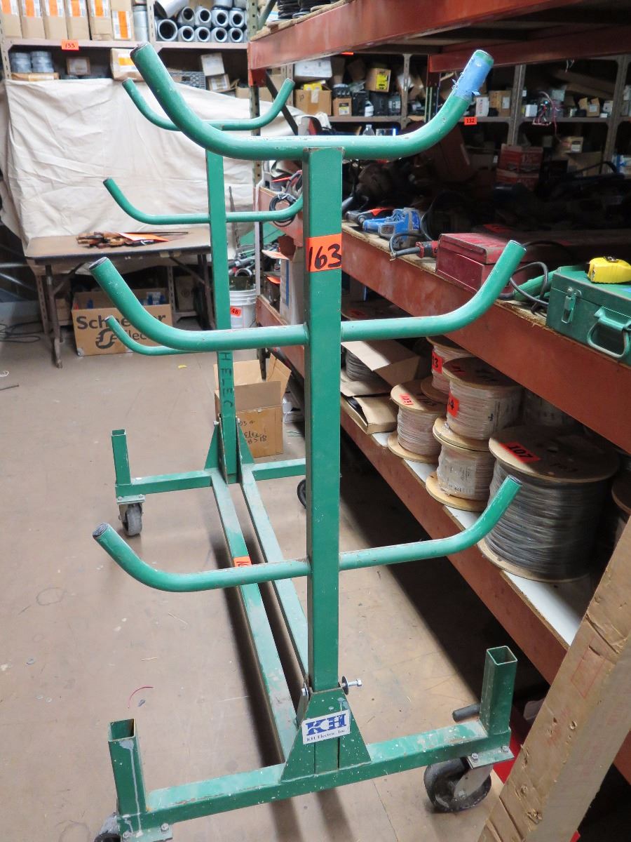 Greenlee 668 Mobile Conduit and Pipe Rack w/Wheels
