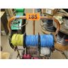 Image 2 : Hand Truck Wire Cart w /9 Spools of Misc. Cable