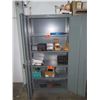 Image 2 : Metal Storage Cabinet (6'X3') w/Shelves and Misc. Contents - Ratchet Tie-Downs, Misc. Meters, etc.