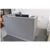 Image 7 : Modular Workstation w/2-Piece Desk, Office Chair, Drawers & 3-Wall Cubicle Enclosure