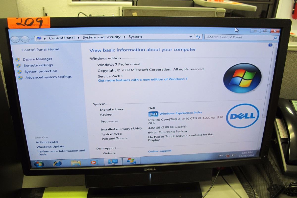 Dell Optiplex 7010 Desktop Computer W Flat Screen Monitor I5 3470 3 2ghz 4gb 232gb Oahu Auctions Dell Optiplex 7010 Desktop Computer W Flat Screen Monitor I5 3470 3 2ghz 4gb 232gb Oahu Auctions