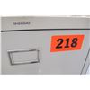 Image 2 : Tall 4-Drawer Metal File Cabinet - Lt. Gray 52"X18"