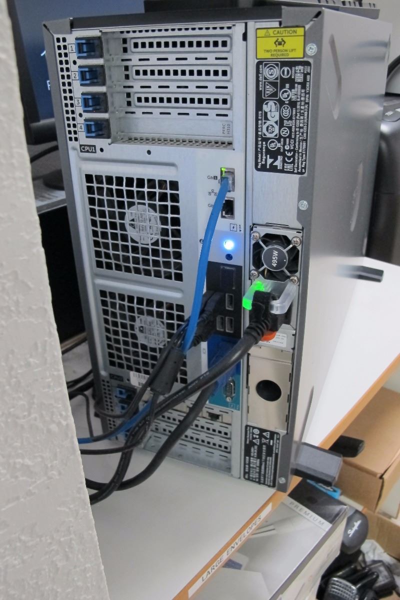 Dell PowerEdge T620 Server (Service Tag GS20K02) Intel Xeon E5-2609 2 ...