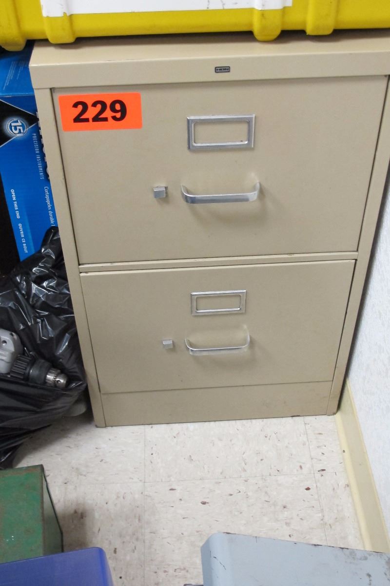 2-Drawer Metal Filing Cabinet