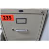 Image 2 : Tall 4-Drawer Metal File Cabinet - Beige (50.5" X 15")