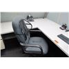 Image 8 : 2 Modular Workstations w/2 Desk Esembles, Office Chair, Drawers & 6-Wall Cubicle Enclosures