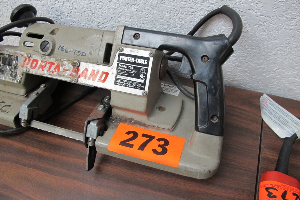 Porter Cable Porta Band Saw Milwaukee Drill Drill Marked No Good Oahu Auctions