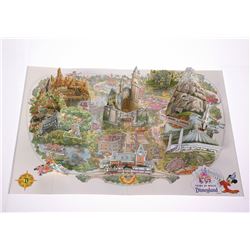 1990 Disneyland Pop-Up Map.