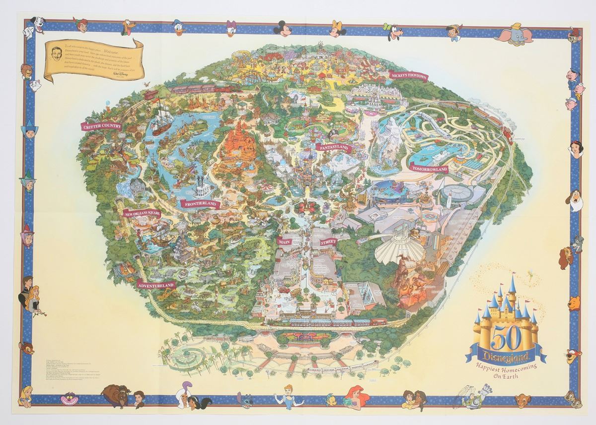 2005 Map 2005 Disneyland Map.