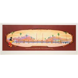 Large California Adventure Print by John Hench.