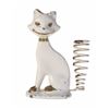 Image 1 : Disneyland Souvenir Cat-Shaped Metal Pen Holder.